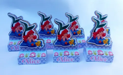 Porta chocolate duplo Pequena Sereia