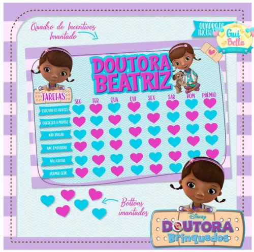Quadro de Incentivos Dr. Brinquedos
