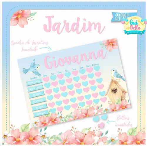 Quadro de Incentivos Jardim