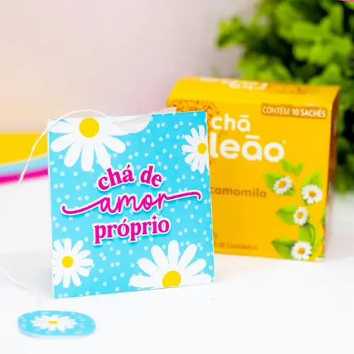 Sachê de Chá Personalizado Dia da Mulher