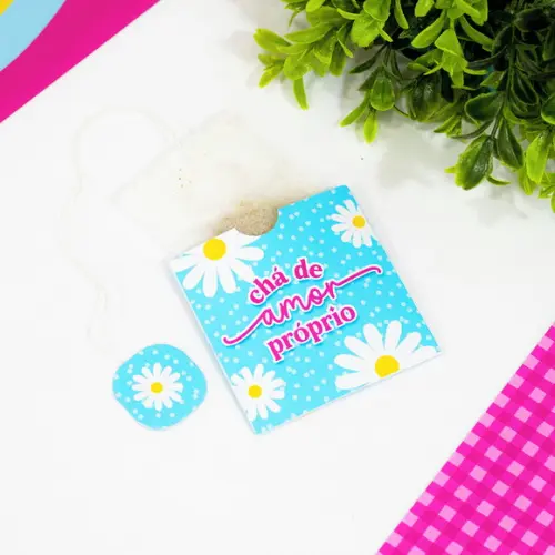 Sachê de Chá Personalizado Dia da Mulher