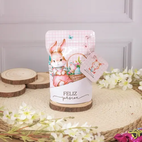 Saquinho Zip Lock Personalizado - Páscoa