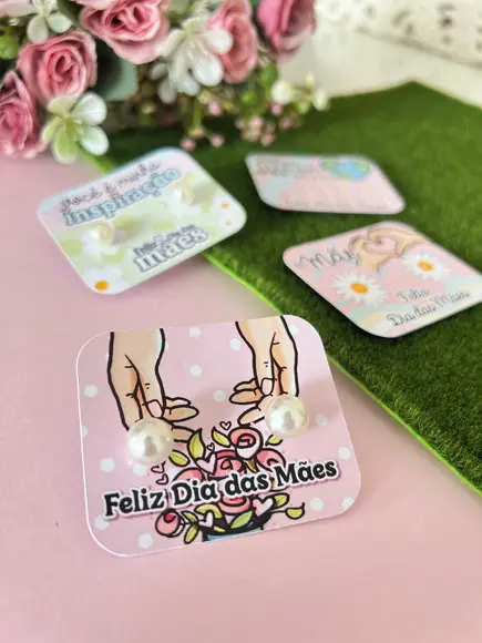Tag com Brinco Dia das Mães