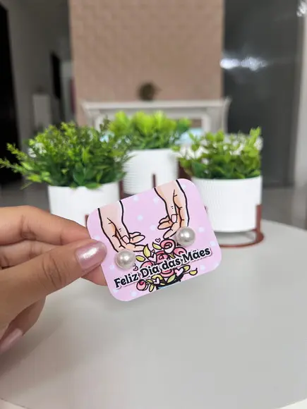 Tag com Brinco Dia das Mães