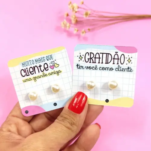 Tag com Brinco Dia do Cliente