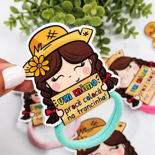 Tag Xuxinha Junina Personalizada | Mimo Corporativo e Lembra