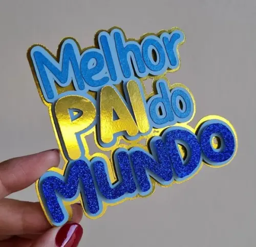 Topo de Bolo Dia dos Pais