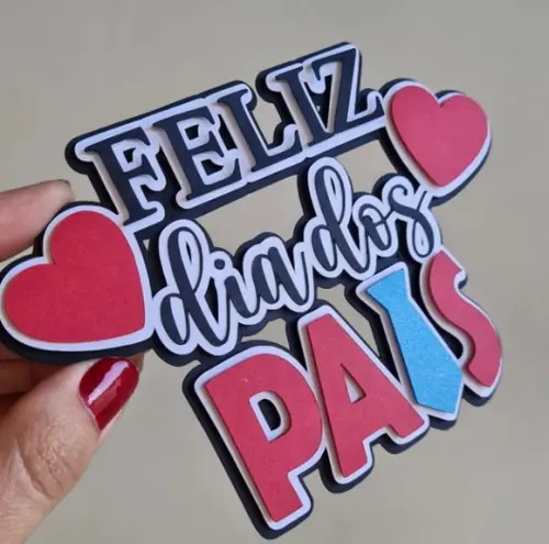 Topo de Bolo Dia dos Pais