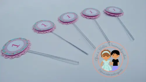 Toppers para docinhos