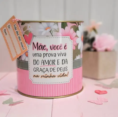 Tubolata Personalizada Dia das Mães 10x10