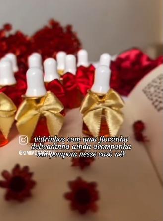Lembrancinha de Luxo Personalizada R$ 5,50 | Kit Óleo e Cetim