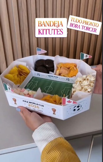 ARQUIVO DIGITAL BANDEJA ESTÁDIO. PEGUE E MONTE SUA BANDEJA PARA 