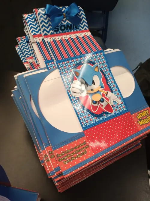 20 Embalagens para Kit Cinema Sem Copo e Balde - Embalagem Ideal para lembrancinha de aniversário caixa para kit cinema balde e copo