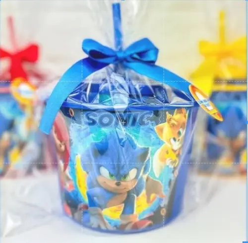 Balde de pipoca personalizado - Ideal para kit cineminha, guloseimas, centro de mesa