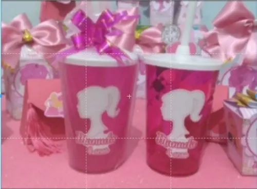 COPO COM TAMPA E CANUDO PERSONALIZADO NA CAIXA LEMBRANCINHA COPONUDO $3,70 CADA - 400ML