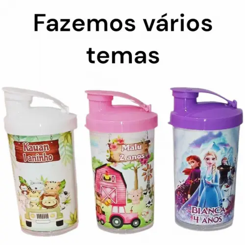 Copo Ecológico 400ml com Tampa Flip Personalizado | Lembrancinha
