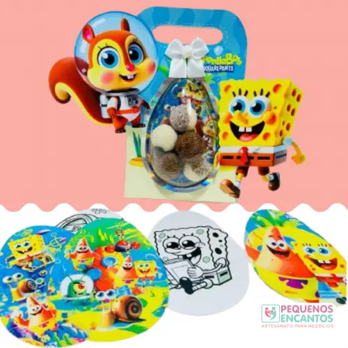 Kit Arquivos Digitais Maleta Surpresa + Livrinho de Colorir + Ade