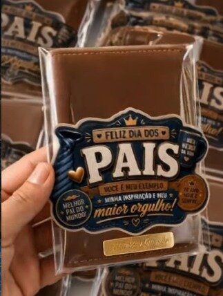Carteira Masculina Personalizada para o pais - Presente Dia dos Pais lembrancinha e brinde corporativo