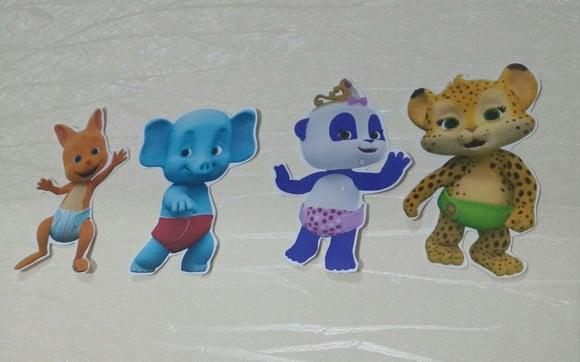 Aplique para Minitubete Personalizado com Plaquinha com Nome