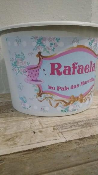Baldinho para pipoca 1,5lt Personalizados