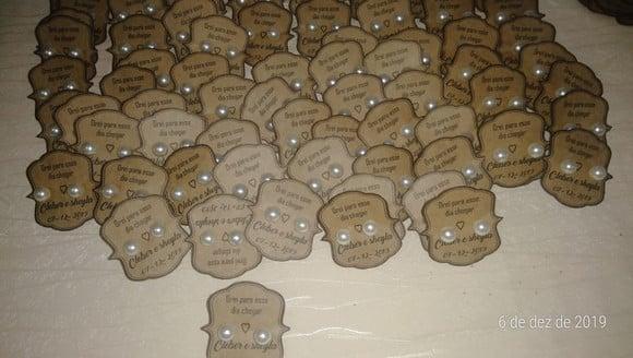 Brinco Personalizado Casamento C&S