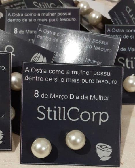 Brinco personalizado brinde Dia das Mulhres
