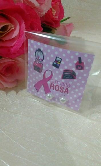 Brinco personalizado Outubro Rosa