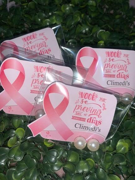 Brinco Personalizado Outubro Rosa