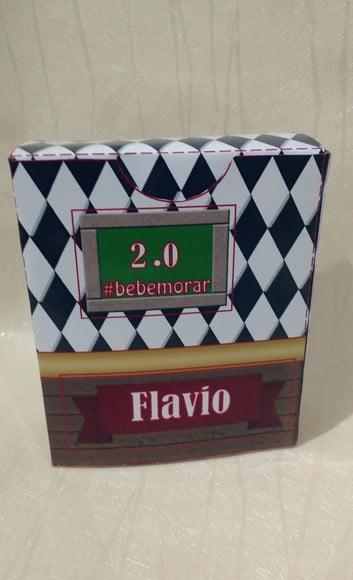 Caixinha para kit ressaca tema Boteco