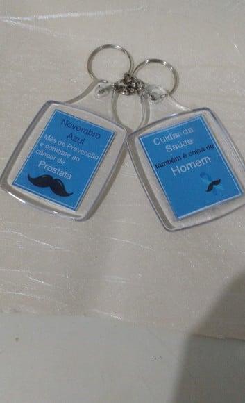 Chaveiro Personalizado Novembro Azul