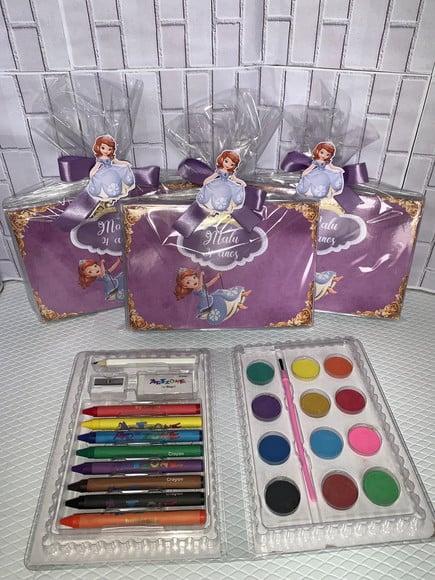 Estojo de Pintura Aquarela Princesa Sofia
