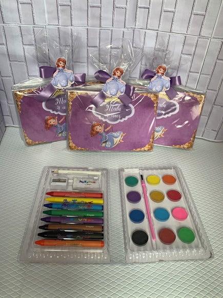 Estojo de Pintura Aquarela Princesa Sofia