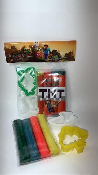 Kit Massinha e Molde Minecraft