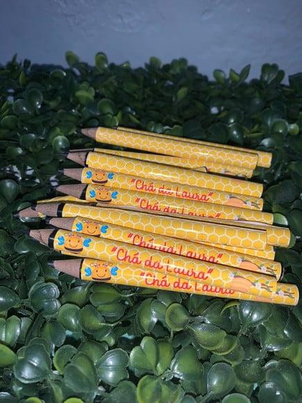 Mini Lápis Personalizado Abelhinha