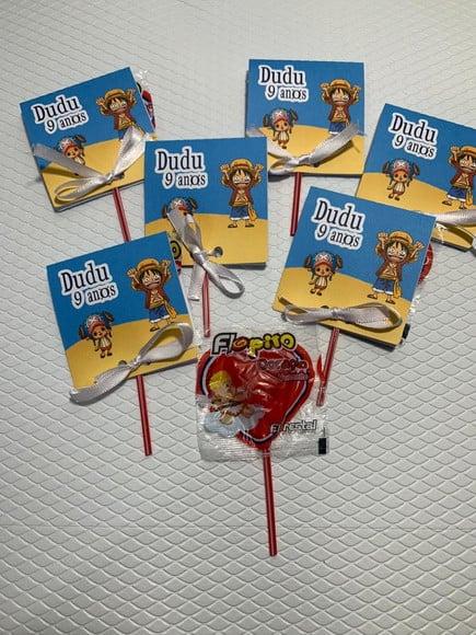 Pirulitos Personalizados One Piece