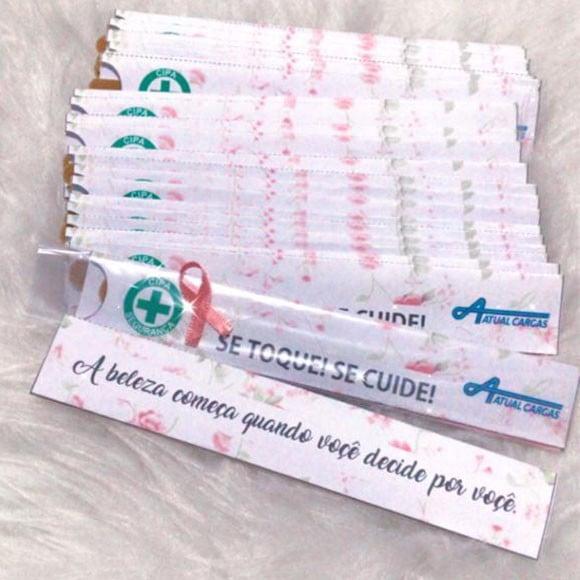 Porta Lixa De Unha Outubro Rosa