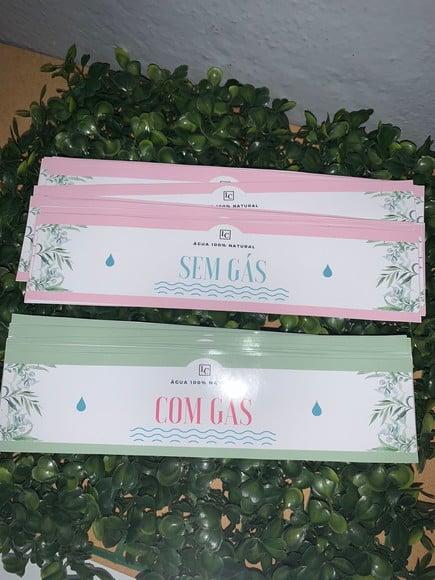 Rotulo Adesivo para Água Personalizado Festa