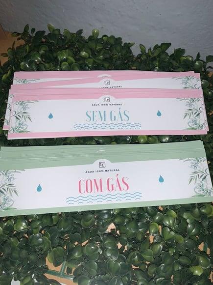 Rotulo Adesivo para Água Personalizado Festa