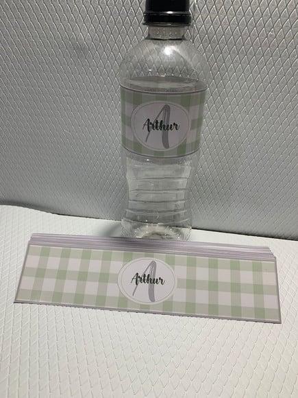 Rotulo Adesivo para Água Personalizado Maternidade