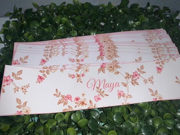Rotulo Adesivo para Água Personalizado Maternidade