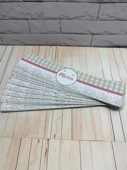Rotulo Adesivo para Água Personalizado Maternidade Menina
