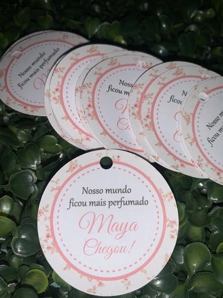 Tag de Agradecimento Frente e Verso