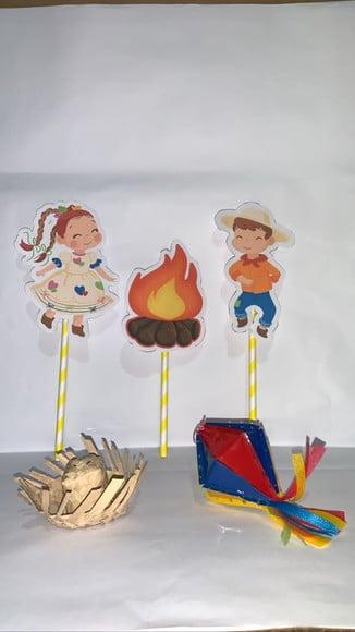 Topo de Bolo Festa Junina