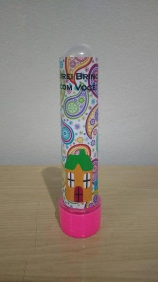 Tubetes acrílico Personalizado casinha de boneca