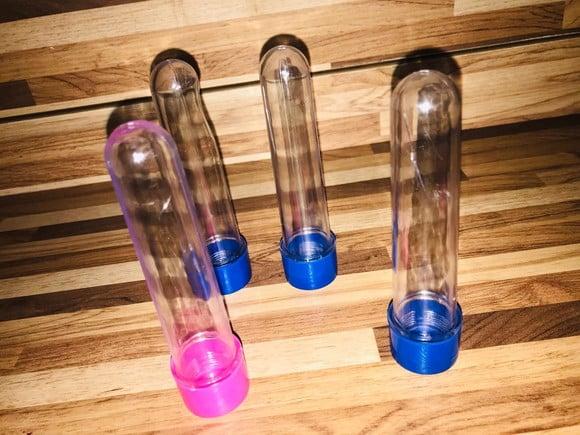 Tubetes acrílico Personalizado chuva de amor