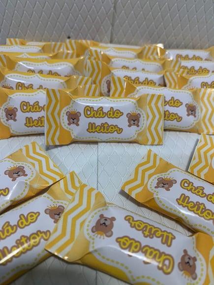 Balinha Personalizada Chá de Fralda Ursinho