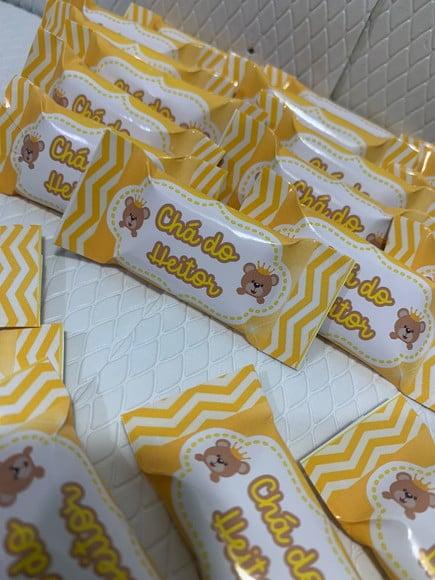Balinha Personalizada Chá de Fralda Ursinho