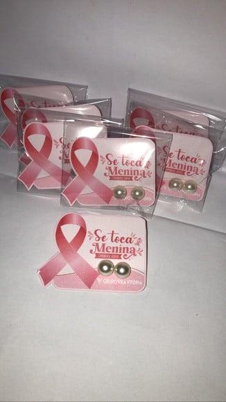 Brinco Personalizado Outubro Rosa