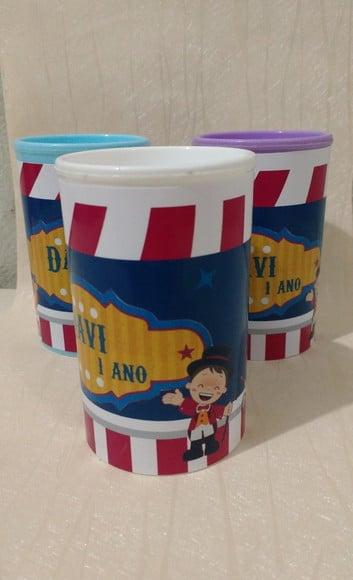 Cofrinho Personalizado Circo Menino