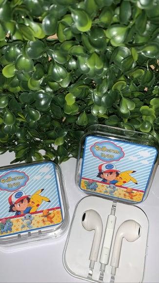 Fone de Ouvido Personalizado Pokemon